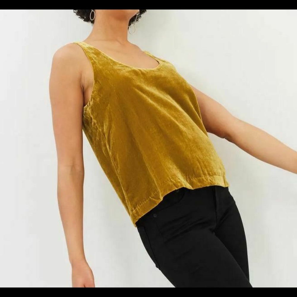 J.Crew Velvet Tank Top Size 4 NWT
